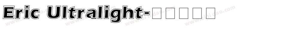 Eric Ultralight字体转换
